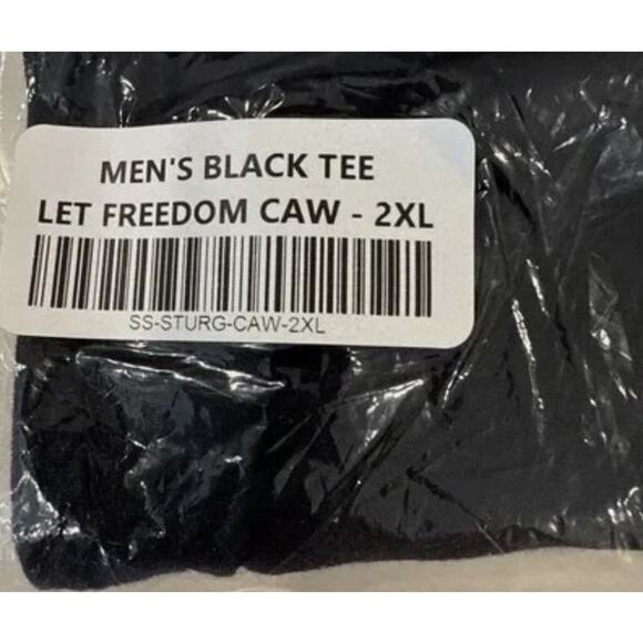 Dixxon Flannel Co Sturgis Let Freedom CAW Black T-Shirt Size 2XL - Picture 3 of 3